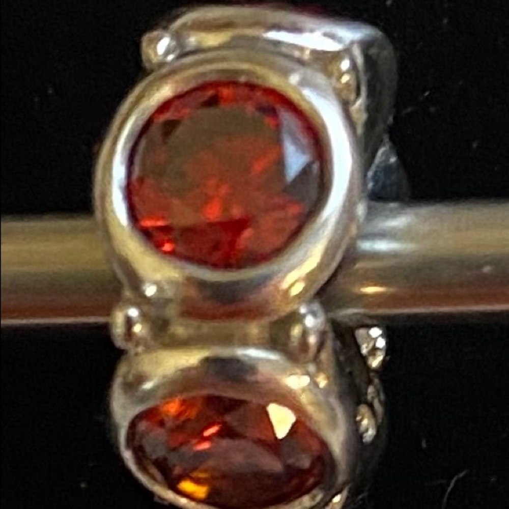 SALE! - Red Round CZ spacer - Bella Fascini - NWOT